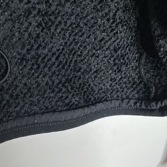 Patagonia Regulator Deep Pile Fleece Full Zip Jacket Black Womens XS Furry Fuzzy - Picture 8 of 13
